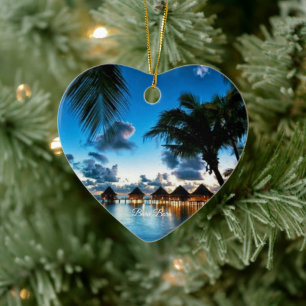 Tropische Bora Bora Keramisch Ornament