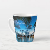Tropische Bora Bora Latte Mok (Linkerhoek)