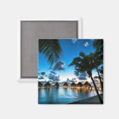 Tropische Bora Bora Magneet (Voorkant / Achterkant)