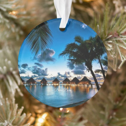 Tropische Bora Bora Ornament (Boom)