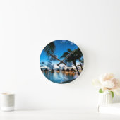 Tropische Bora Bora Ronde Klok (Huis)