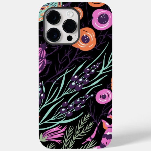 Tropische botanische en kleurrijke Abstracte kunst Case-Mate iPhone Case (Achterkant)