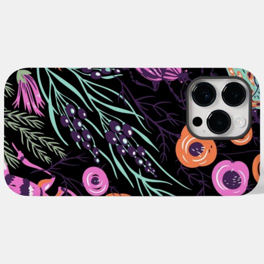 Tropische botanische en kleurrijke Abstracte kunst Case-Mate iPhone Case (Achterkant (horizontaal))