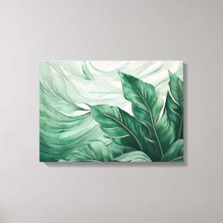Tropische Botanische Hemel Canvas Afdruk