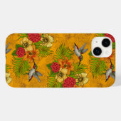 Tropische bouquet en kolibrie 2 Case-Mate iPhone case (Achterkant (horizontaal))