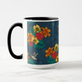 Tropische bouquet en kolibrie mok (Links)