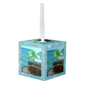 Tropische bries kubus ornament (Achter hoekig)