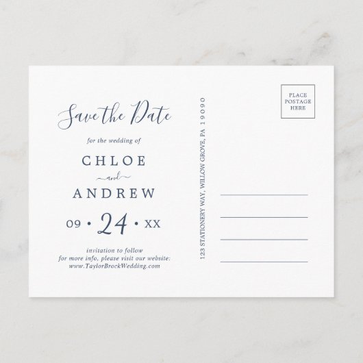 Tropische bries Sla het Briefkaart Datum op (Achterkant)