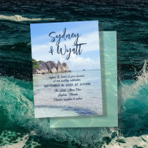 Tropische bruiloft Casual privé ceremonie