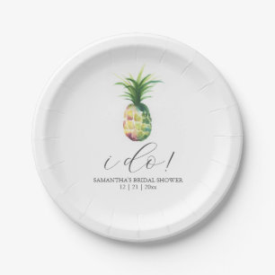 Tropische bruiloft papier Borden ananas Papieren Bordje