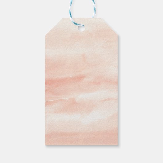 Tropische bruiloft van bestemming sparen de Datum Cadeaulabel (Achterkant)