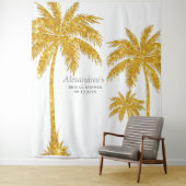 Tropische Bruiloftsfeest Wandkleed (In situ)