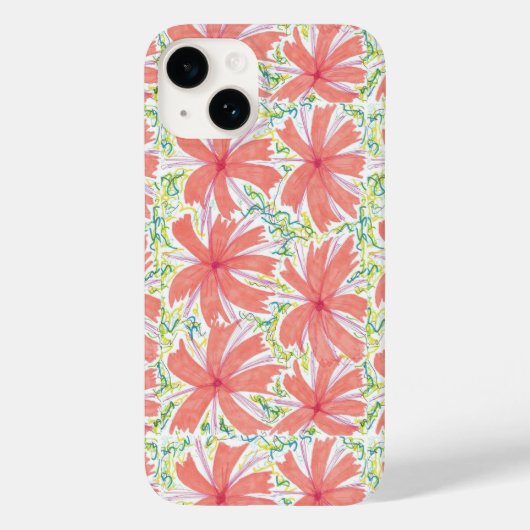Tropische Burst iPhone Case (Achterkant)