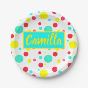 Tropische camilla toevoegen Bord Jouw naam papier
