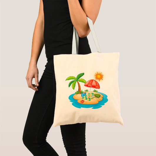 Tropische Canvas tas