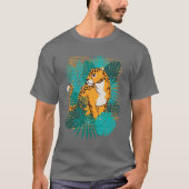 Tropische Cheetah T-shirt (Voorkant)