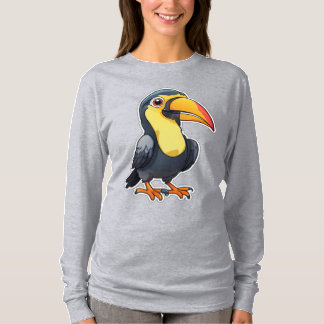 Tropische Chibi Vogel T-shirt