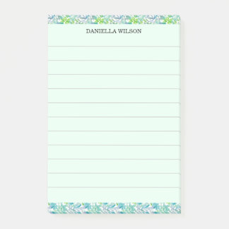 Tropische Chic Botanische Bloemige Waterverf Lijne Post-it® Notes