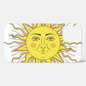 Tropische citroenvruchten, Sun Face. Case-Mate iPhone Case (Achterkant (horizontaal))