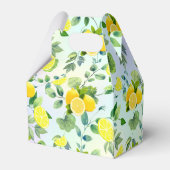 Tropische Citrus zomerverse Oranje citroen Slice Bedankdoosjes (Achterkant)