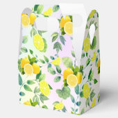 Tropische Citrus zomerverse Oranje citroen Slice Bedankdoosjes (Geopend)