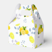 Tropische Citrus zomerverse Oranje citroen Slice Bedankdoosjes (Achterkant)