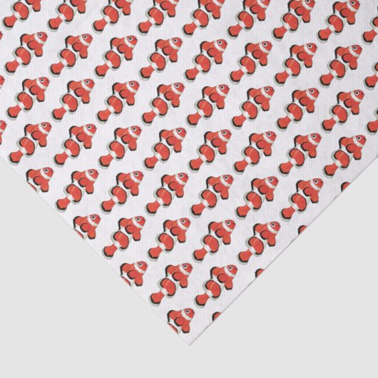 tropische clownFish Tekening Tissuepapier (Detail)