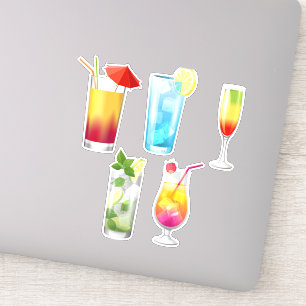 Tropische cocktail Drinken Sticker