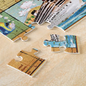 Tropische cruise puzzel legpuzzel (Zijkant)