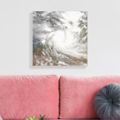 Tropische Cyclone Billy Canvas Afdruk (Insitu (Woonkamer))