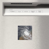 Tropische Cyclone Billy over Australië 2 Magneet (Insitu (Vaatwasser))