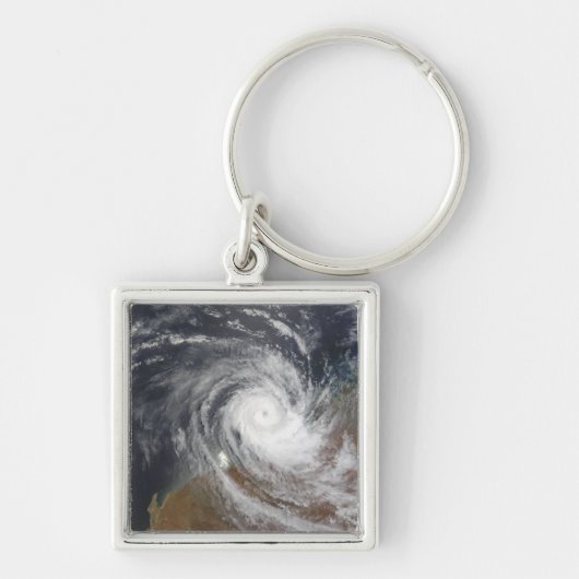 Tropische Cyclone Billy over Australië 2 Sleutelhanger (Voorkant)