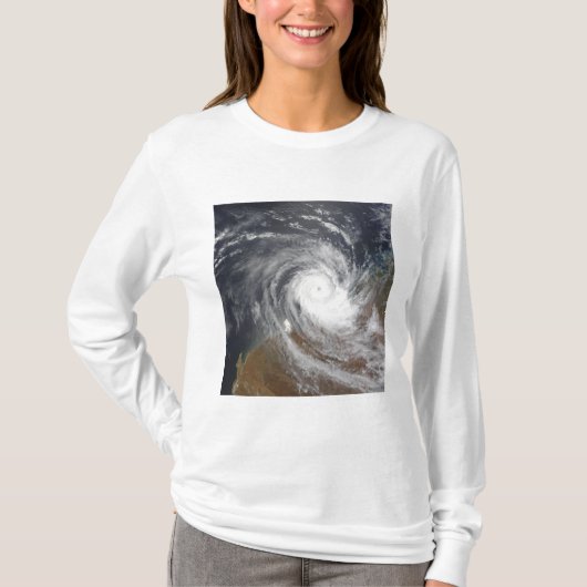 Tropische Cyclone Billy over Australië 2 T-shirt (Voorkant)