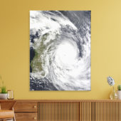 Tropische Cyclone Gael van Madagascar 2 Canvas Afdruk (Insitu (Woonkamer))