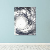 Tropische Cyclone Gael van Madagascar Canvas Afdruk (Insitu (Houten vloer))