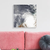 Tropische Cyclone Laurence over Western-Australisc Canvas Afdruk (Insitu (Woonkamer))
