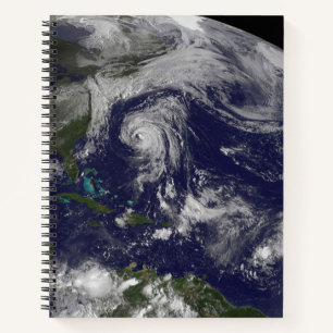 Tropische cyclonen Katia, Lee, Maria en Nate. Notitieboek