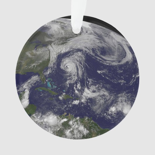 Tropische cyclonen Katia, Lee, Maria en Nate. Ornament (voorkant)