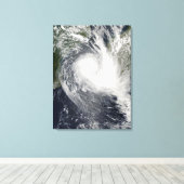 Tropische cycloon Boloetse Canvas Afdruk (Insitu (Houten vloer))