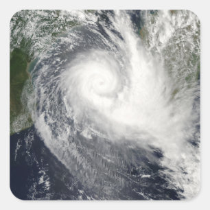 Tropische cycloon Boloetse Vierkante Sticker