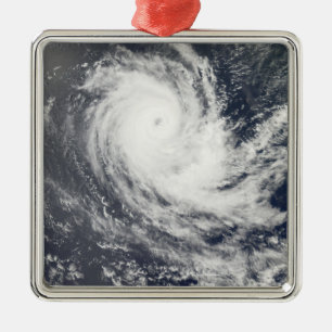 Tropische cycloon Carina Metalen Ornament