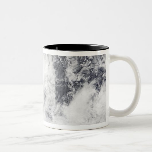 Tropische cycloon Daman Tweekleurige Koffiemok (Rechts)