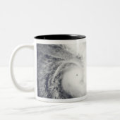 Tropische cycloon Daman Tweekleurige Koffiemok (Links)