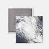 Tropische cycloon Fami hangt boven Madagaskar Magneet (Voorkant / Achterkant)