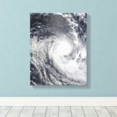 Tropische cycloon Ilsa Canvas Afdruk (Insitu (Houten vloer))