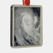 Tropische cycloon Imani Metalen Ornament (Rechts)