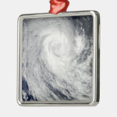 Tropische cycloon Imani Metalen Ornament (Links)