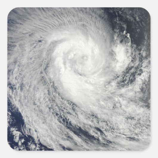 Tropische cycloon Imani Vierkante Sticker (Voorkant)