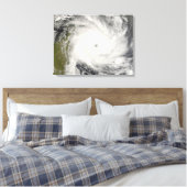 Tropische cycloon Ivan over Madagascar Canvas Afdruk (Insitu (Slaapkamer))