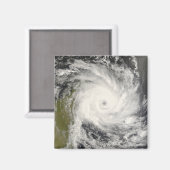 Tropische cycloon Ivan over Madagascar Magneet (Voorkant / Achterkant)